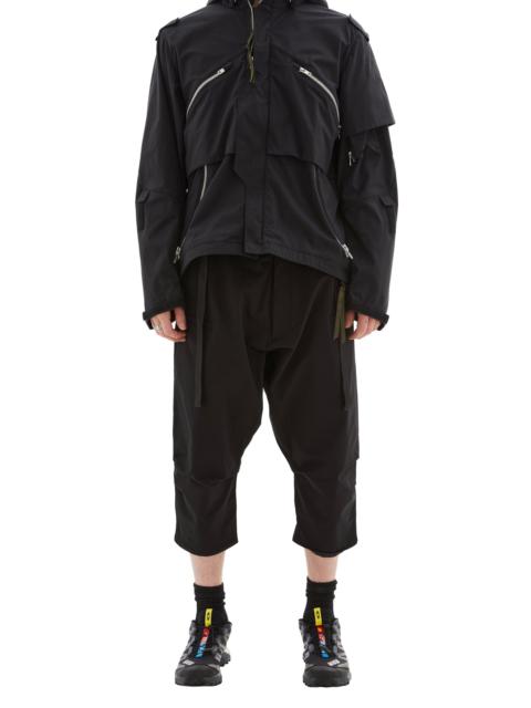 ACRONYM CROPPED PANTS (BLACK)