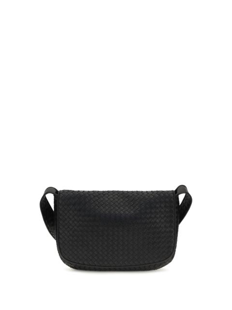 Bottega Veneta Bottega Veneta Veneto Large Shoulder Bag Black-Silver