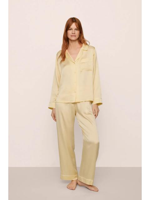 eberjey Inez Washable Silk Long PJ Set
