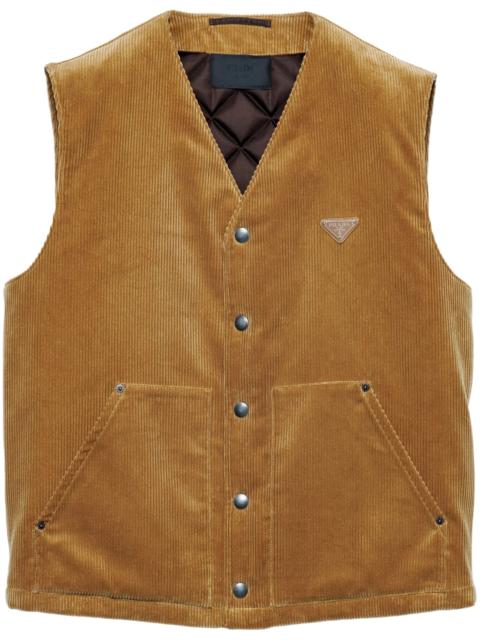 Prada corduroy vest