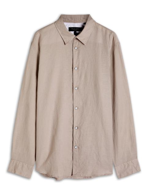 rag & bone Rag & Bone Finch Linen-blend Shirt