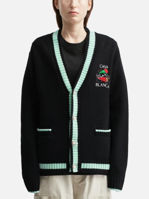 CASABLANCA CASA MOUNTAIN TEMPLE CARDIGAN