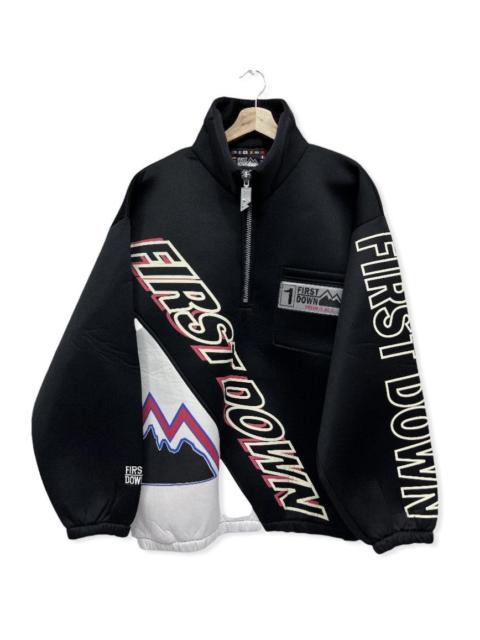 Other Designers First MFG Co. - Vintage FIRSTDOWN Polyester Sponge Sweat Shirt New Old Stock