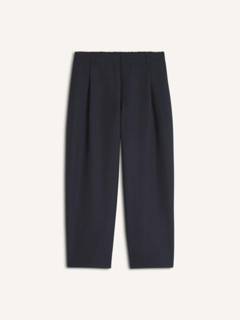 Maison Kitsuné CROPPED PLEATED PANTS