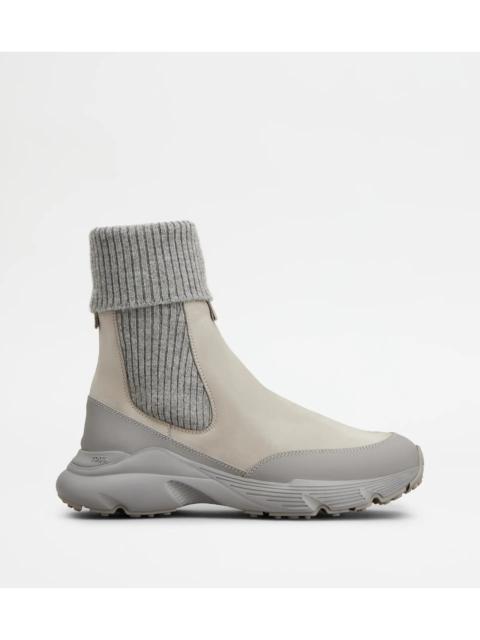 Other Designers Tod's Nabuck Leather Chelsea Ankle Boots