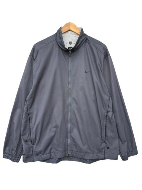 Vintage Y2K Nike Zipper Small Swoosh Grey Jacket