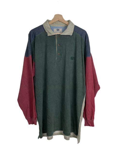 Other Designers VINTAGE LINE 7 NEW ZEALAND RUGBY POLO SHIRT TACTEL FABRIC