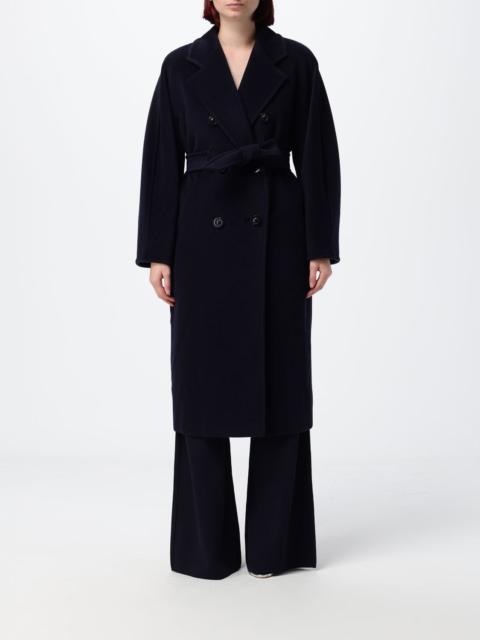 Max Mara Max Mara Women Madame Double-Breasted Long Wool Coat Max Mara With Belt