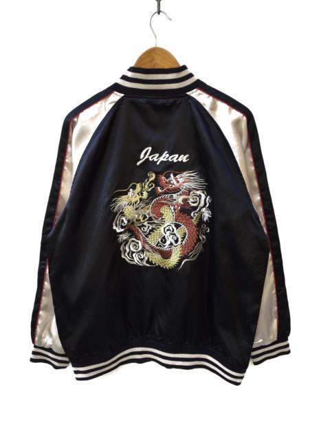 Other Designers Japanese Brand - Vintage Sukajan Dragon Satin Bomber Jacket