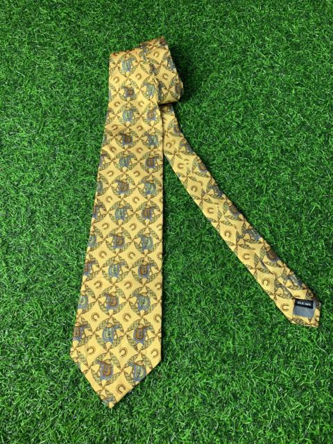 Other Designers Vintage - 90s ‘98 Japan Cup Pure Silk Men’s Neck Tie