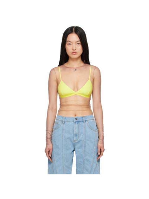 MUGLER Tan Gradient Long Sleeve T-Shirt