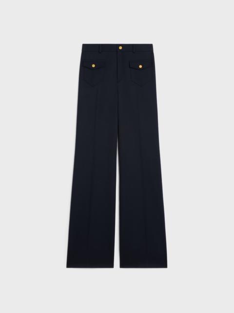 CELINE pants IN DIAGONAL WOOL