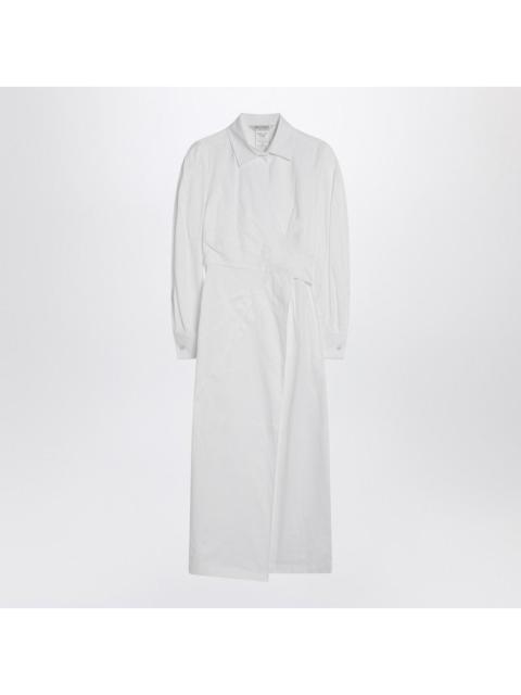 Max Mara Max Mara White Shirt Dress In Cotton Twill Women