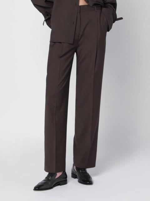 TOTEME Brown wool trousers