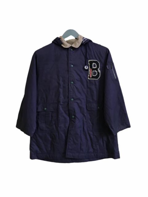 Burberry Burberrys’ Plaid Lining Light Puffer Hooded Jacket