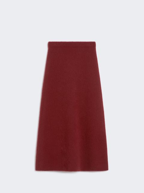 Max Mara DORINA Stretch cashmere yarn skirt