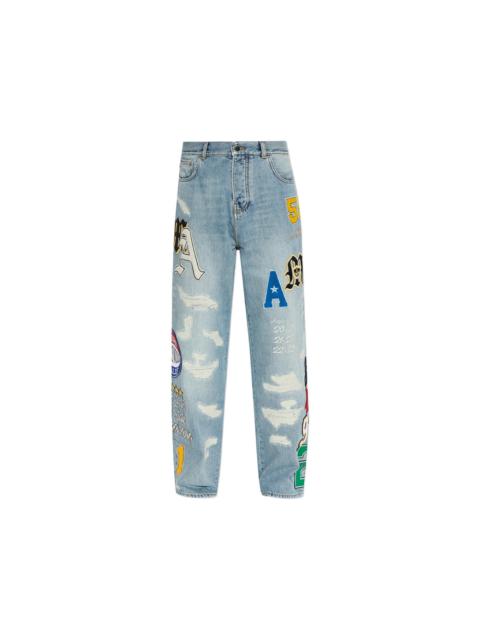 AMIRI Amiri Blue Denim - Wide-Leg Jeans Men