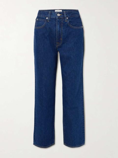 Sophie high-rise slim-leg jeans Dark denim