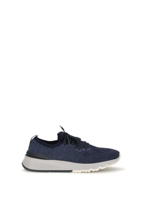 Brunello Cucinelli Brunello Cucinelli Cotton Sneakers Denim Navy Men