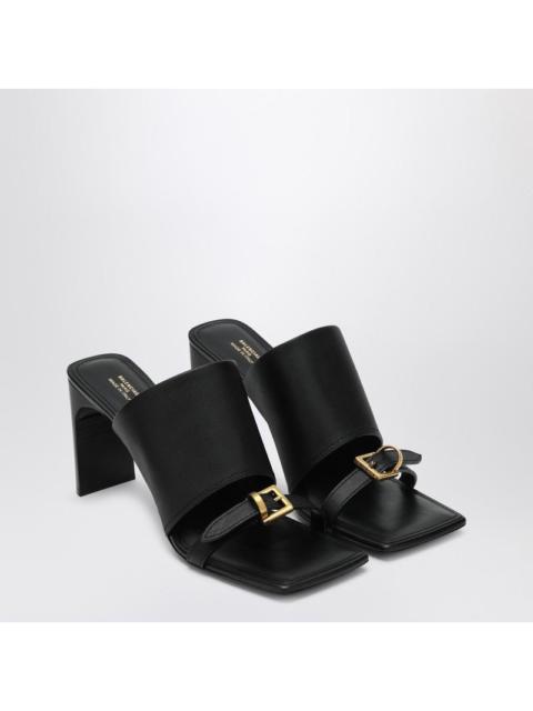 Balenciaga Black Leather Bel Air Sandals Women
