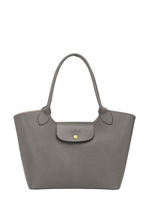 Longchamp Longchamp Épure Leather Shoulder Tote in Turtledove at Nordstrom
