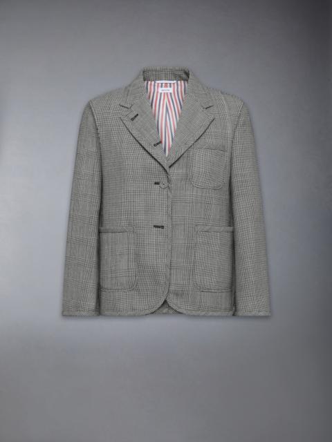 Thom Browne PRINCE OF WHALES FUNMIX FRESCO CROPPED SPORTCOAT