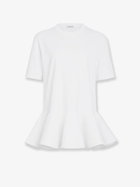 Alaïa Alaia Crinoline Cotton Jersey T-Shirt