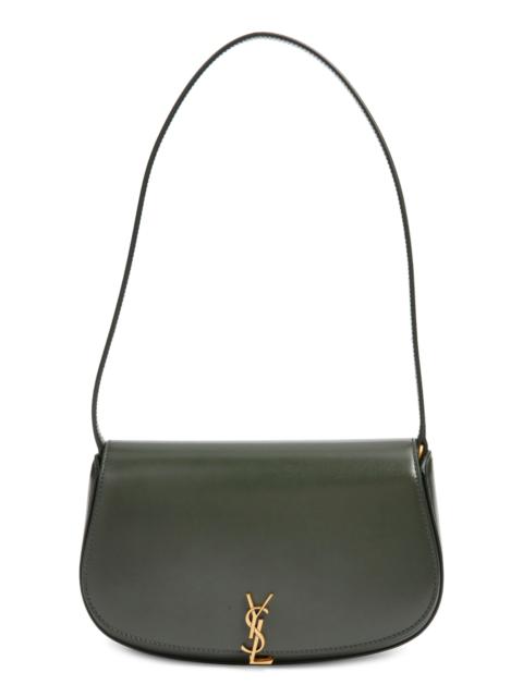 SAINT LAURENT Saint Laurent Mini Voltaire Leather Shoulder Bag in Vert Fonce at Nordstrom