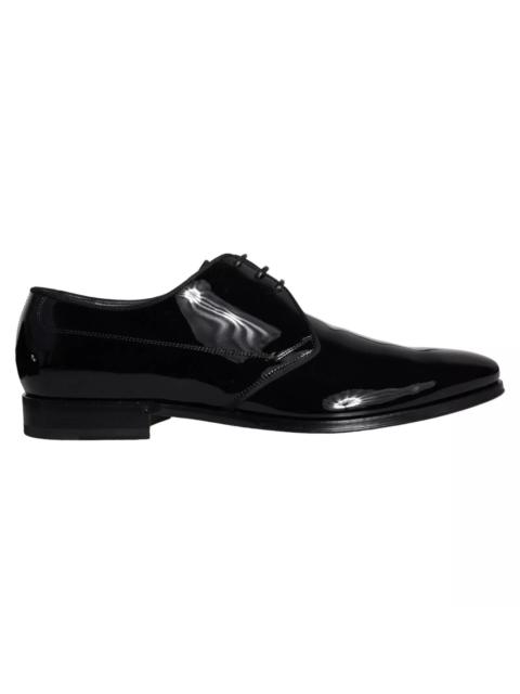 Dolce & Gabbana Dolce & Gabbana Black Calfskin Leather Derby Men Dress Shoes