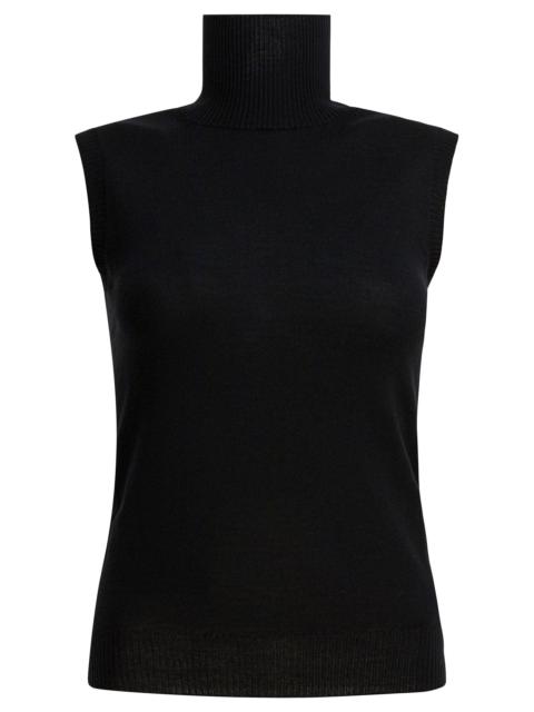 Other Designers Max Mara Sportmax Mock Neck Sleeveless