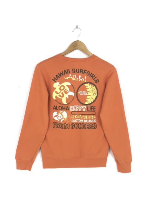 Other Designers Vintage - Vintage Hawaii Surf Goddess Sweatshirt Streetwear