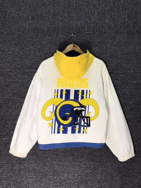 Other Designers Vintage Los Angeles Rams Nfl Reversible Jacket