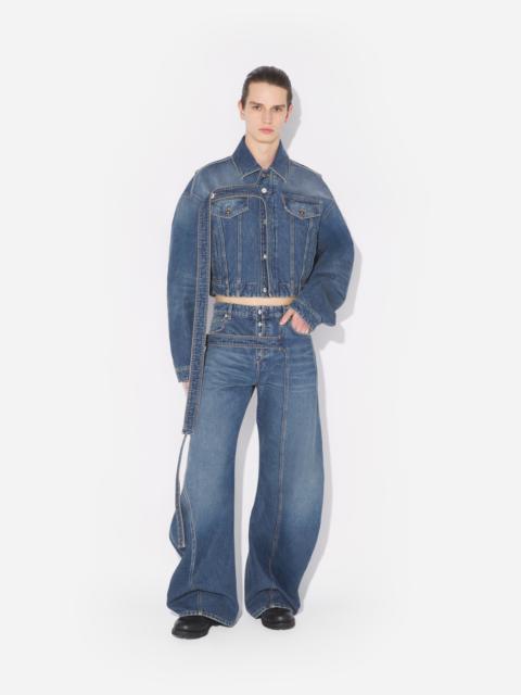 Jean Paul Gaultier THE BLUE DENIM STRAP JEANS
