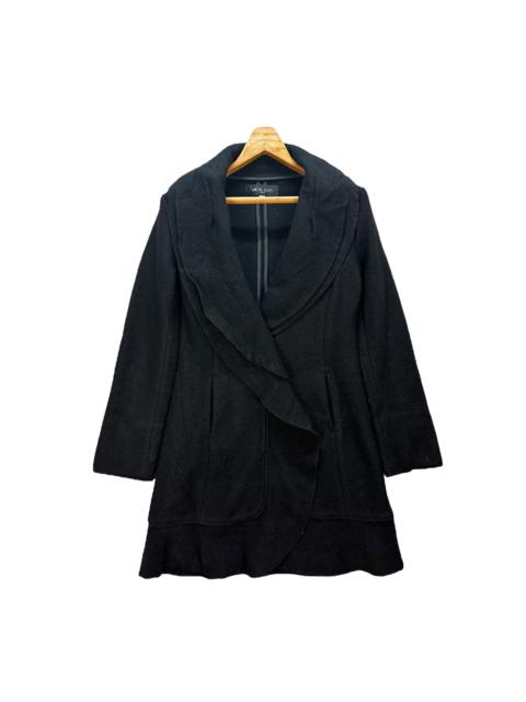 Other Designers Michel Klein Paris Asymmetrical Wool Overcoat #A30-0684