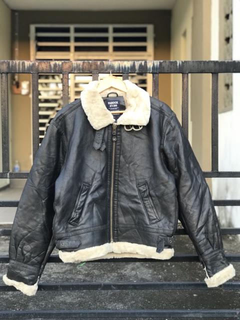 Other Designers Japanese Brand - Vintage Famock sherpa leather jacket