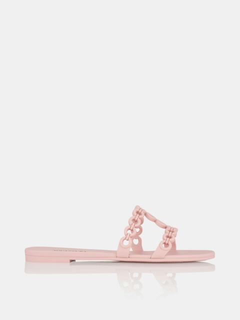 AQUAZZURA Infinity Chain Jelly Sandal Flat