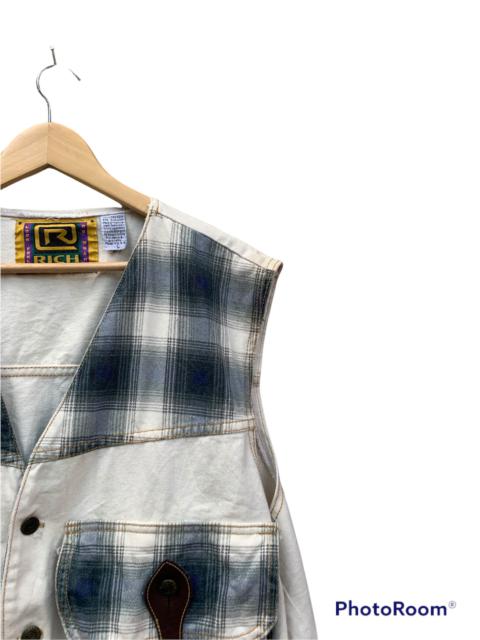 Other Designers Made In Usa - Vintage Rich Checkered Tactical Vest