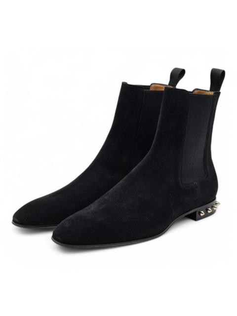 Christian Louboutin So Roadie Flat Suede Boots – Black – EU 41 / US 8 $1195