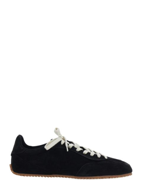 Axel Arigato Axel Arigato Men 'Daze Runner' Black Sneaker With Logo On The Tongue And Grooved Sole In Suede Man
