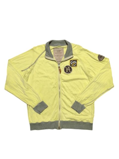 Other Designers Japanese Brand - Vintage Ball Collared Zipper Sweater With Patch Rare Design