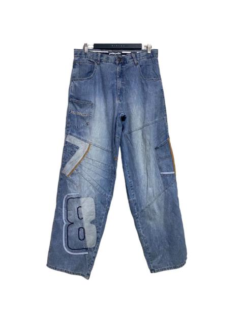 Other Designers Marc Buchanan × Pelle Pelle - Vintage Pelle Pelle Denim Multi Pocket Baggy Pants