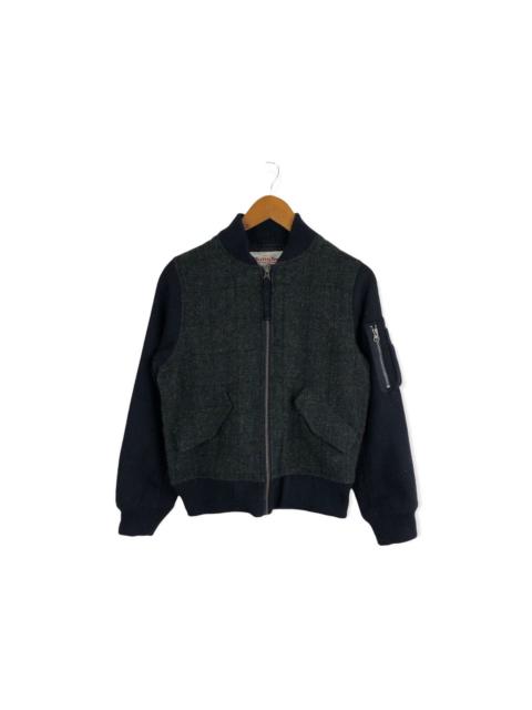 Other Designers Vintage - HARRIS TWEED BOMBER JACKET