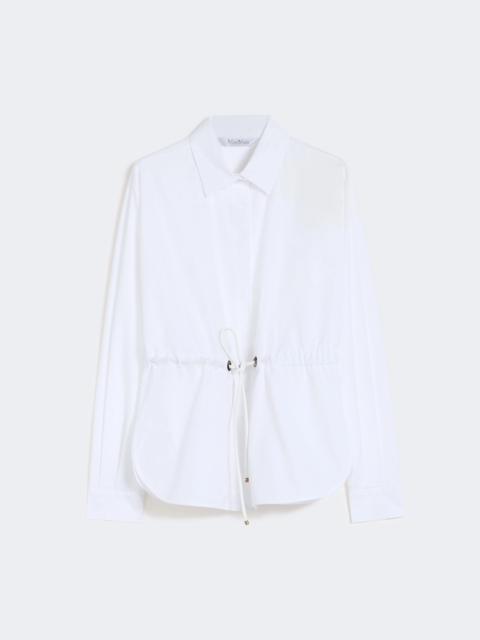 Max Mara Cotton poplin shirt - OPTICAL WHITE