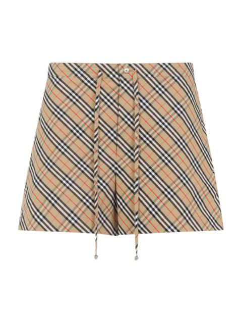 Burberry Check Shorts