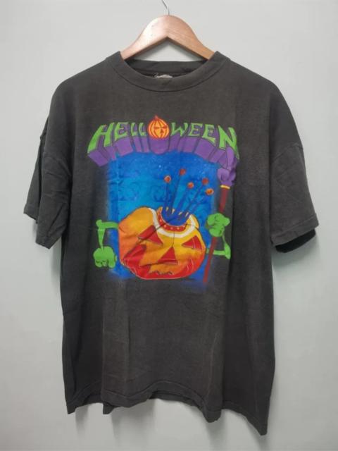Other Designers Vintage - True Vintage 90s Helloween Metal Band Tee Super Rock 92