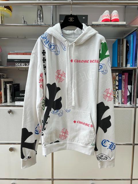 Chrome Hearts Chrome Hearts Stencil Hoodie 'White/Multicolor'