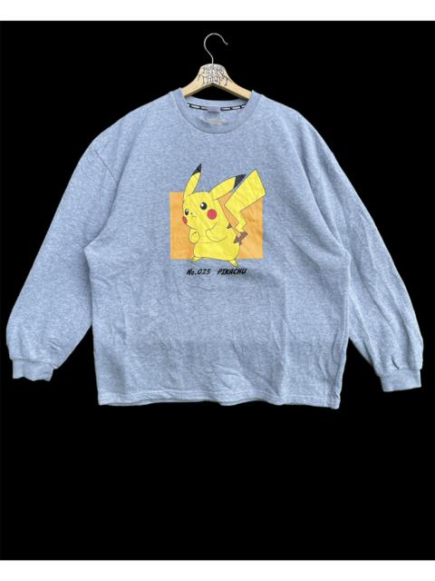 Other Designers Japanese Brand - 🔥Vintage Pokemon Pikachu Big Logo Sweetshirts