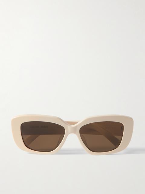 CELINE Triomphe Rectangular-frame Acetate Sunglasses