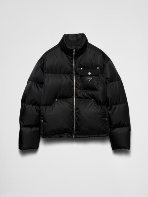 Prada Cropped Re-Nylon down jacket