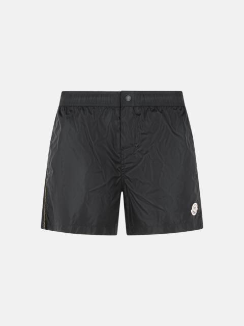 Moncler BLACK POLYAMIDE SWIMSUIT